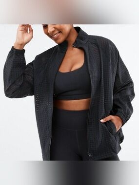 FABLETICS Cleo Lightweight Jacket - Size XL - NWT - Black - SOLD OUT COLOR